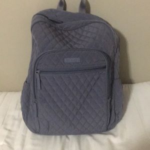 This is a grey Vera Bradley backpack